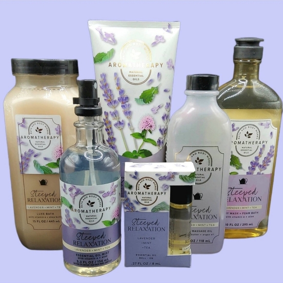 STEEPED RELAXATION LAVENDER MINT TEA AROMATHERAPY BUNDLE by Bath